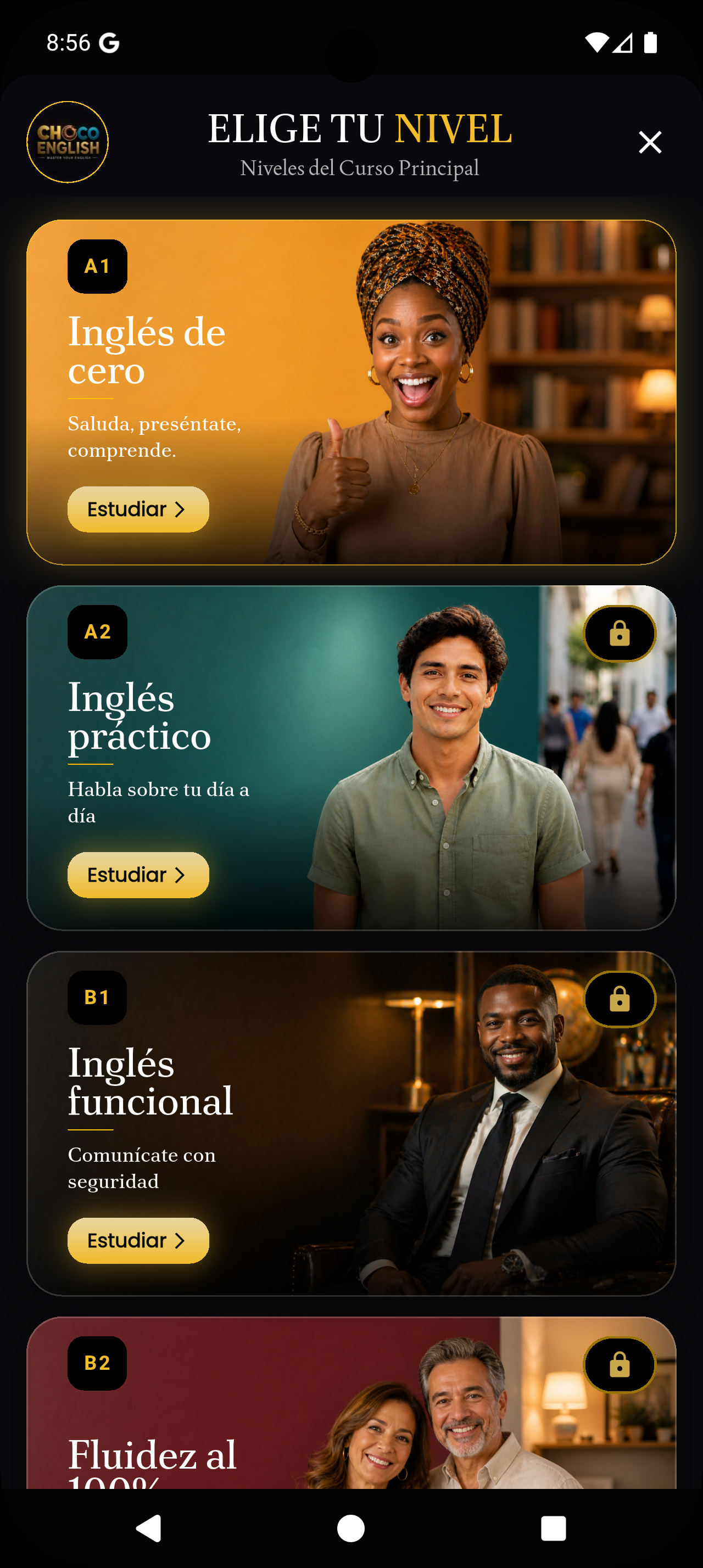 App Choco English