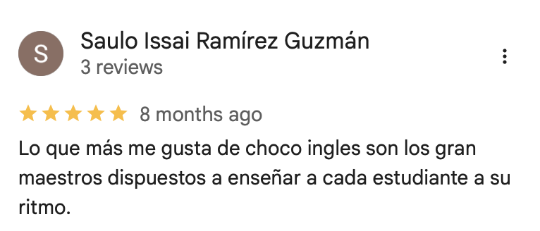 Toca para ampliar Reseña de estudiante 9